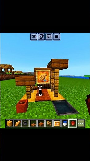 Easy Cat house in Minecraft🐱#shorts