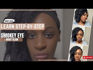 Dramatic Black Smokey Eye Tutorial | Night Out Glam