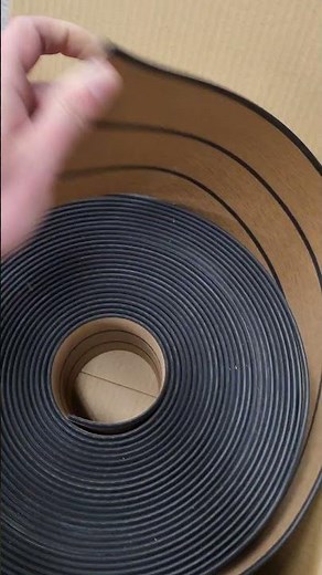 Synthetic teak decking for boats and yachts. DIY with @Isoteak #faux teak #boat decking