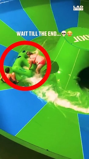 Stuck In a Water Slide! 😳 #shorts. | Viral 1