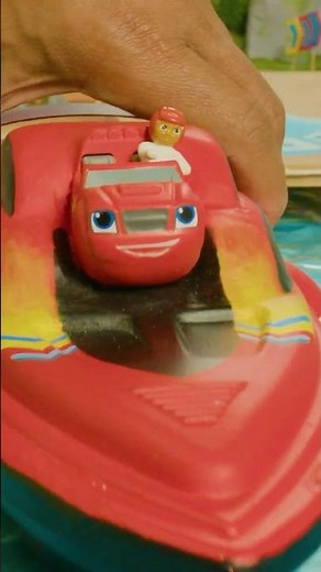 blaze toy transforms into a water jet monster machine! #shorts