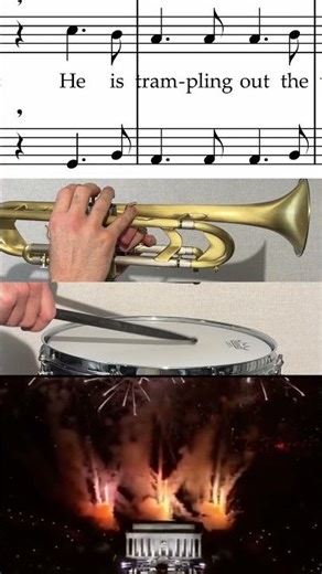 Battle Hymn of the Republic - EPIC TRUMPET FANFARE (4 Bb Trumpets) with Sheet Music & Backing Track