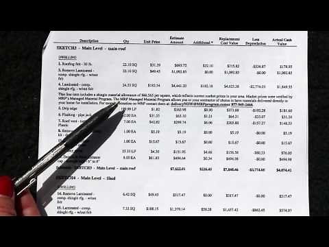 How to Read a Roof Claim Summary | Liberty Mutual Insurance