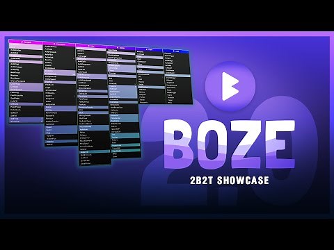 Boze Client 2.0 2b2t Showcase 1.21.1 / 1.21.4