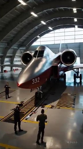 🚀 “Interceptor X-332: el caza experimental más avanzado en su hangar secreto”