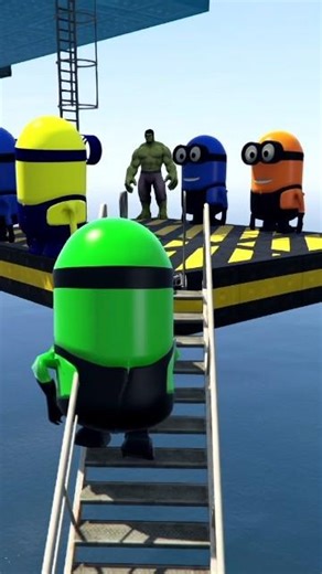 GTA 5 Epic Water Ragdolls Spiderman Jump/Fails Epic 57 #shorts​