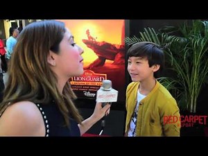 Forrest Wheeler Interviewed at Premiere of Disney's The Lion Guard: Return of the Roar #TheLionGuard