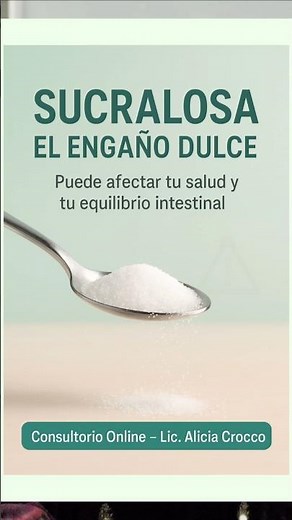 SUCRALOSE: THE SWEET DECEPTION THAT CAN AFFECT YOUR HEALTH