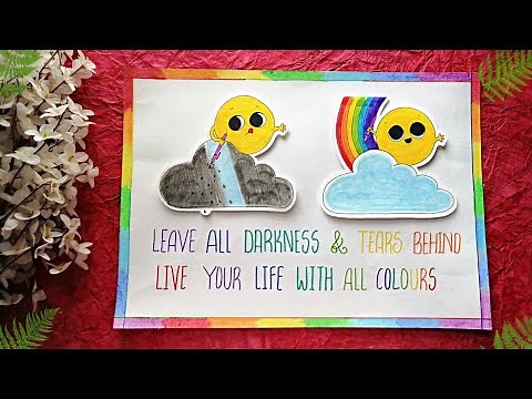 DIY Poster/ Easy & Simple Poster Making Idea/ Unique Poster Design/ Wall Poster/ Wall Decoration DIY