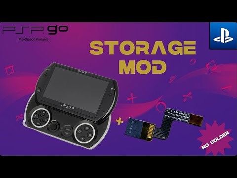 Add Extra Storage to your PSP Go WITHOUT soldering - PSPGO microSD card mod