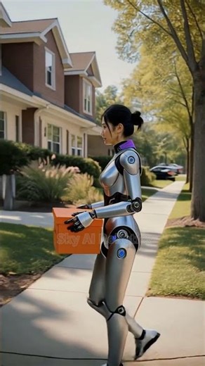 Now is the era of robot delivery. #shorts
