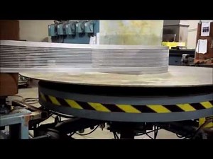 Concast - Wirtz Manufacturing - continuous casting (Spiral grid cast at .035" or .9mm)