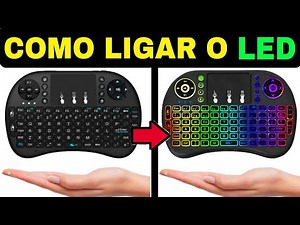 Como ligar o led do mini teclado!
