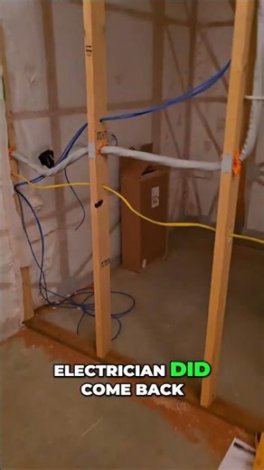Garage Door Wiring: Building My Dream Barndo - Electrician's Progress! #shorts