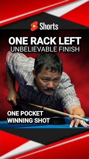 Efren Reyes Unbelievable One Pocket winning shot VS Corey Deuel