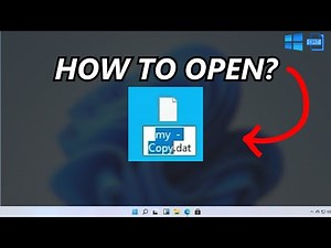 How To Open .DAT File In Windows 11/10/8/7 PC or Laptop (2023)