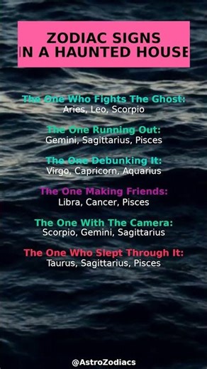 How Every Sign Reacts to a Ghost