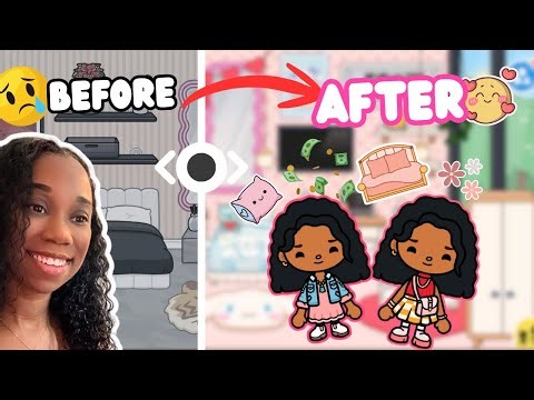RICH Twins Bedroom Makeover! | Toca Boca Life World