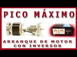 CONSUMPTION AT STARTING ELECTRIC MOTOR WITH INVERTER (PEAK CURRENT).