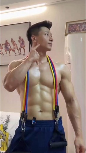 Face pull 😱 Stop Slouching! Fix Your Posturewith Resistance Bands #strengthtraining #viral #trend