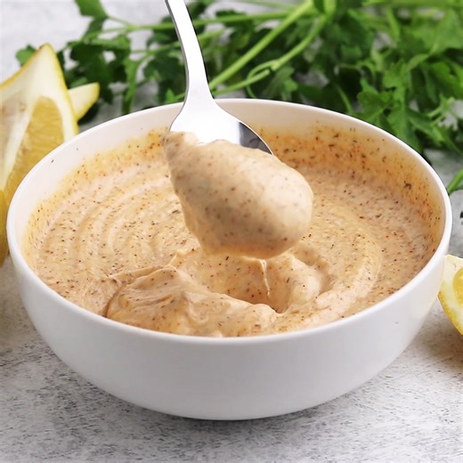 Fish Taco Sauce is quick, easy, and the perfect way to add a little, creamy, tangy kick to fish tacos or sandwiches. ⭐️ Get the full recipe in the comments! | Berly's Kitchen