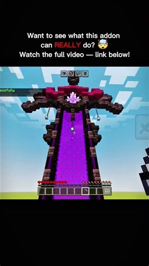 This Minecraft Addon Generates INSANE Builds! #minecraft