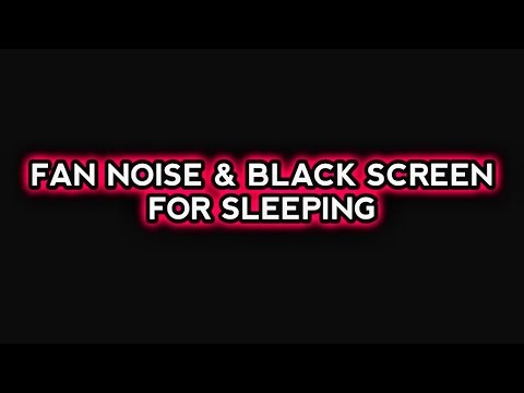 Can a Soft Fan Hum Calm Your Soul Tonight? Black Screen Fan Sound for Total Calm