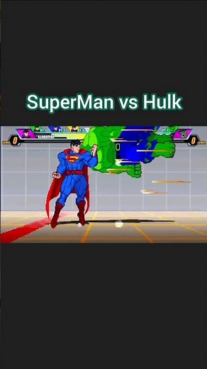Superman Kal-El vs Savage Hulk #jumpforcemugen #dcvsmarvel #hulk #superman