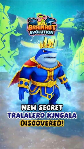 Wow! I Got New Tralalero Kingala Secret in Brainrot Evolution! 💎