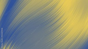 blue and yellow abstract background with flowing blue and yellow curved lines, resembling fibers or hair strokes, perfect for motion graphics, digital design, and video overlays