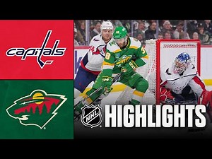 Capitals vs. Wild | NHL Highlights | December 16, 2025