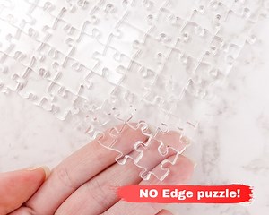 NO Edge Impossible Clear Puzzle, Impossible Acrylic Jigsaw Puzzles for Adults - Etsy