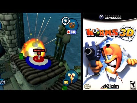 Worms 3D ... (GameCube) Gameplay