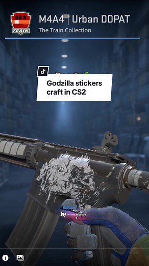 Godzilla Stickers Craft in CS2 | Urban DDPAT BS