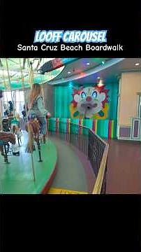 Looff Carousel ring toss for the WIN! @santacruzbeachboardwalk