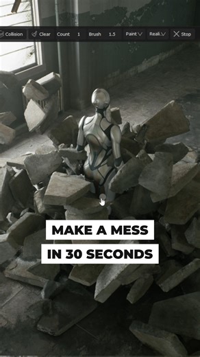 Polygonflow Dash | Ever wondered how fast you could make a realistic mess in an @UnrealEngine environment? 👀 With @quixelofficial Megascans assets and the... | Instagram