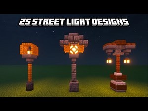 25 Minecraft Street Lamp Designs | Unique Lamp Post Ideas #2