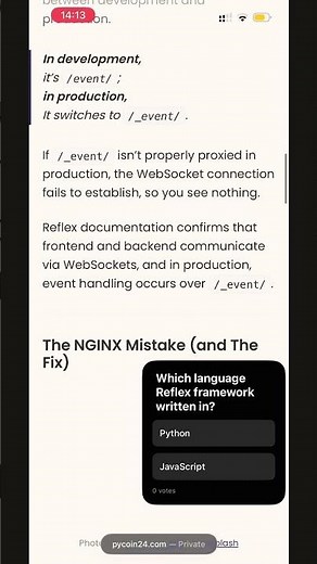 Building Full-Stack application using Reflex framework #shorts #viralshort #webapplications #python