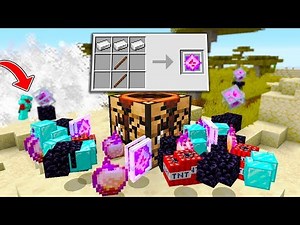 Minecraft UHC but drops AND crafting recipes are RANDOM..