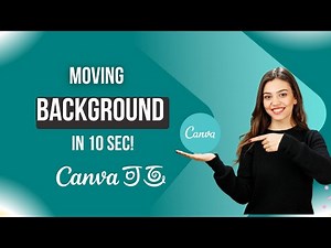 How to Make a Moving Background in 10 Sec | Canva Animation Tutorial (step -by-step to guide )