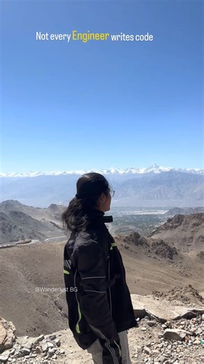 Every Engineer has a Unique Story To Tell 🏔️| Road Trip Ladakh | Kashmir | Himalayas #youtubeshorts