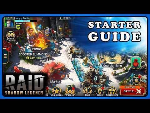 Raid Shadow Legends - Beginner Starter Guide.
