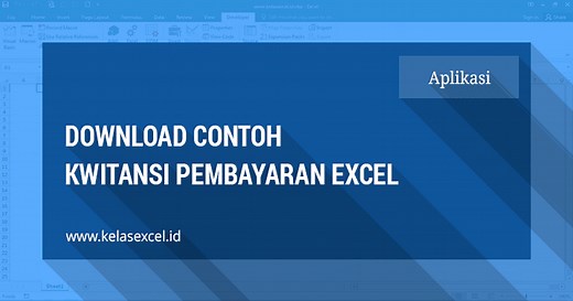 Download Contoh Kwitansi Pembayaran Excel Sederhana