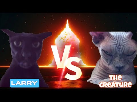 Evil larry vs the creature feature || Funny penar explosion chamber cat videos