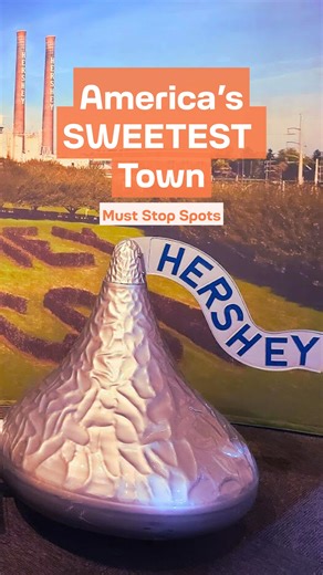 We went inside Hershey Chocolate World to ride the tour, learn how America’s most iconic candy is made, make your own candy, and visit The Hershey Story Museum. The museum shares the story of how Milton Hershey went from a failed venture to creating a legendary and long-lasting American brand and turned an entire town around. It’s history, wrapped in foil. And yes, the whole place DOES smell like chocolate! 📍 101 Chocolate World Wy, Hershey, PA 17033 ⏰ Open daily from 9:00 am to 5:00 pm please 