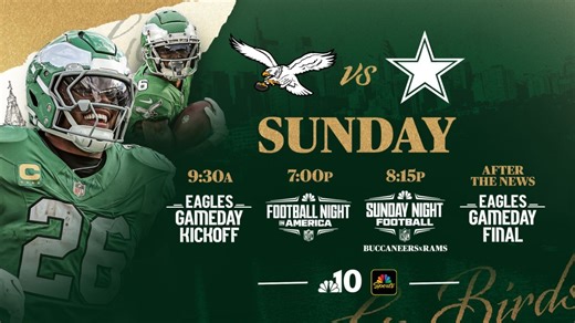 Eagles vs. Cowboys: How to watch pregame and postgame coverage
