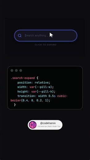 I Built an Animated Search Bar Using CSS Only 🔥