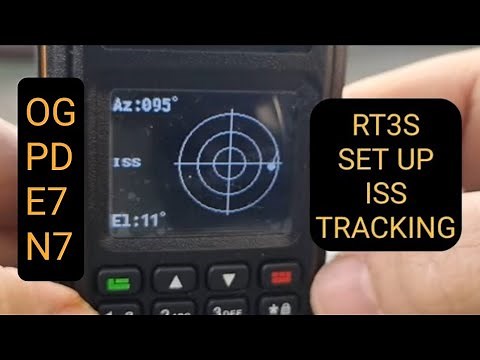 RT3S - SET UP , SATELLITE TRACKING - OPENGD77 Firmware
