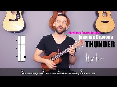 Imagine Dragons - Thunder Ukulele Cover Tutorial (lyrics|chords|MusicSheet)