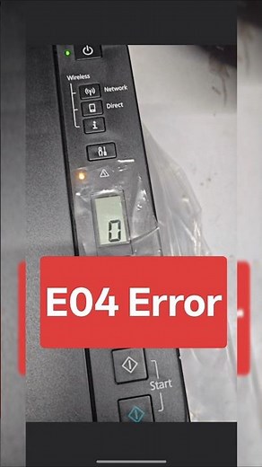 🖨️ E04 Error in Canon G3010 / G2010 Printer – Easy Solution